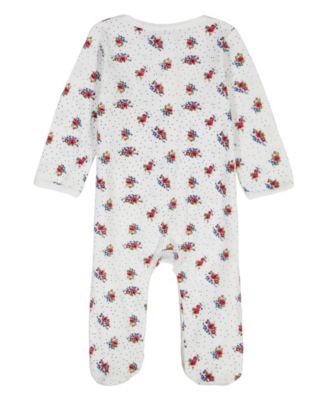 Baby Girls' Footed Long-Sleeve Coverall