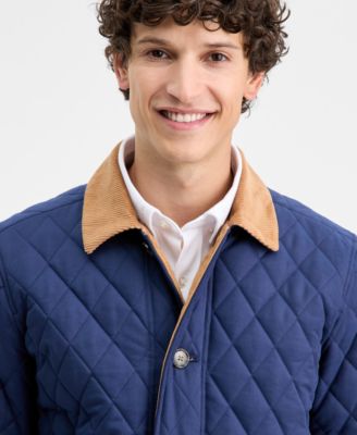 Men's Quilted Barn Jacket, Macy's Exclusive