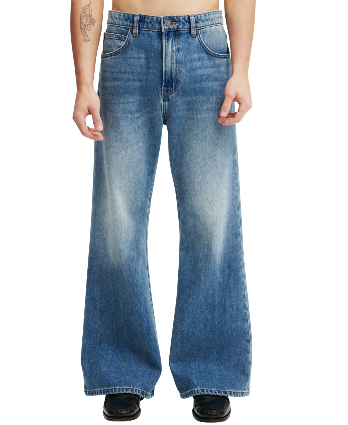 Cotton On Men's Baggy Bootcut Jean
