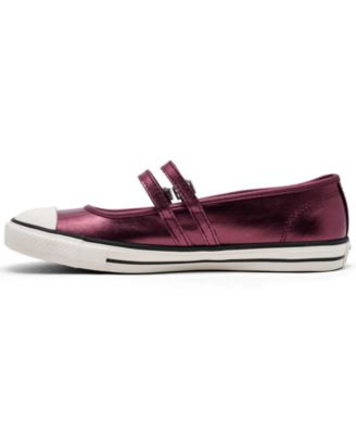 Women's Chuck Taylor All Star Dainty Mary Jane Casual Clogs from Finish Line