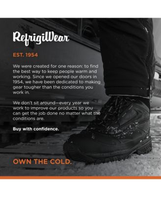 Men's Polar Force Max Waterproof Insulated 8-Inch Leather Work Boots