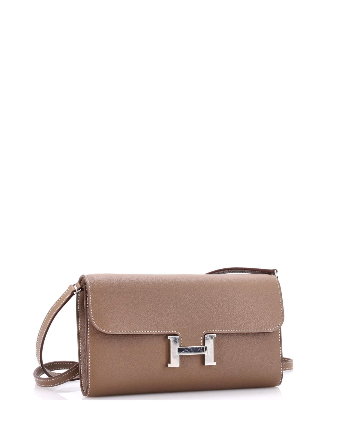Pre-Owned HERMA‰S Constance To Go Wallet Evercolor