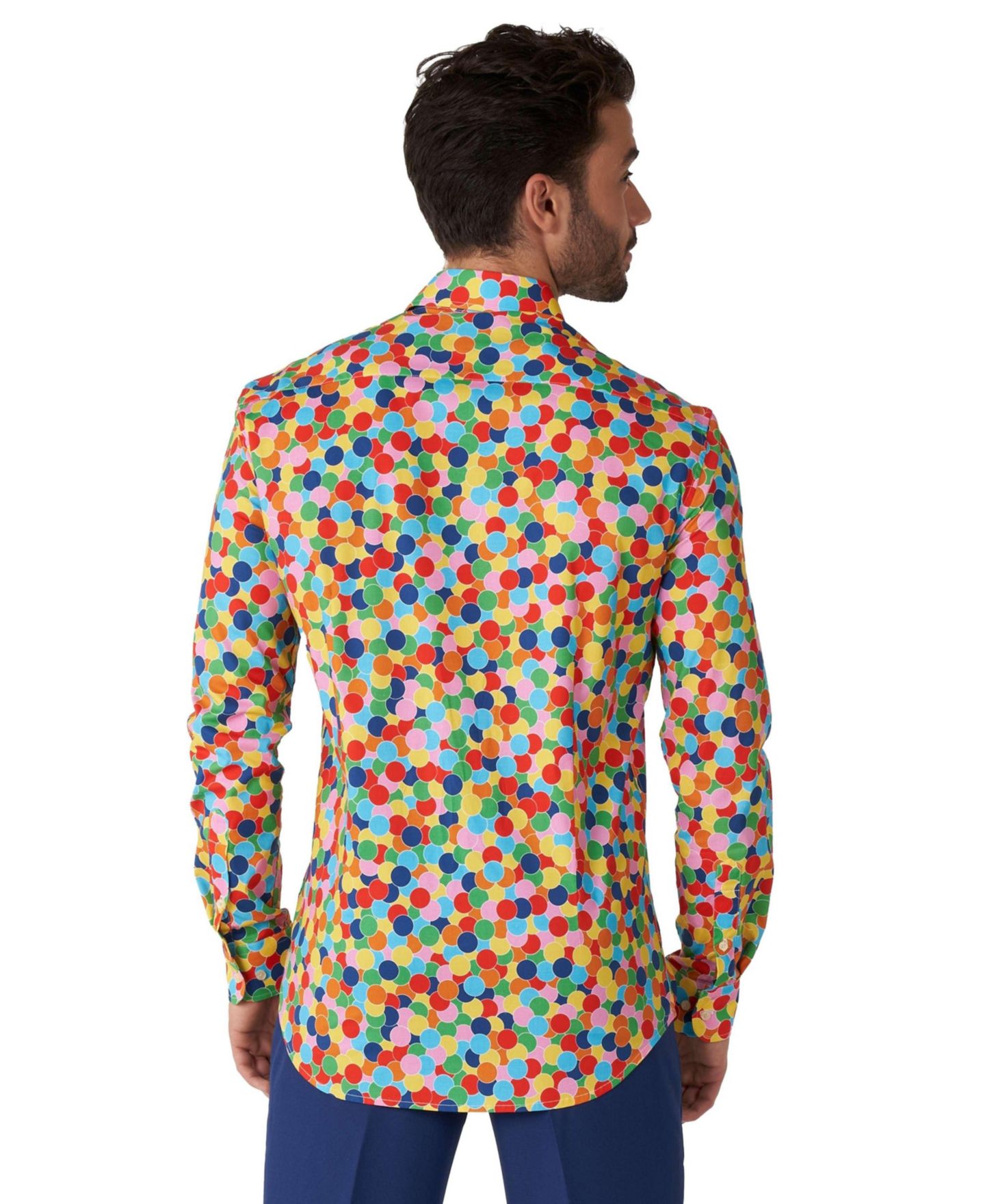 Мужская рубашка OppoSuits Big & Tall Shirt LS Confetteroni, цвет: Miscellaneous — фото 3