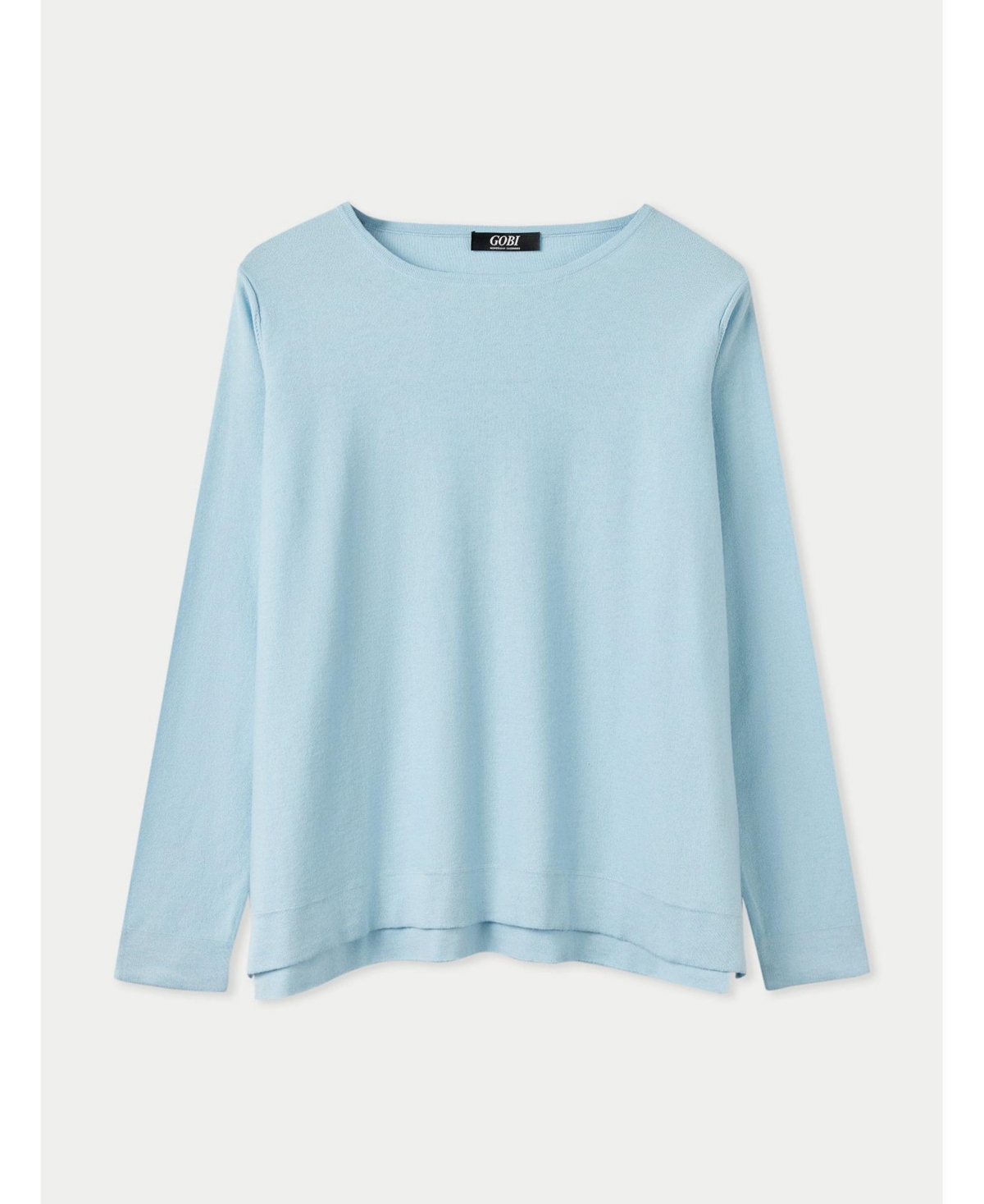 Gobi Cashmere Women's Boatneck Cotton Silk Cashmere Blend Sweater