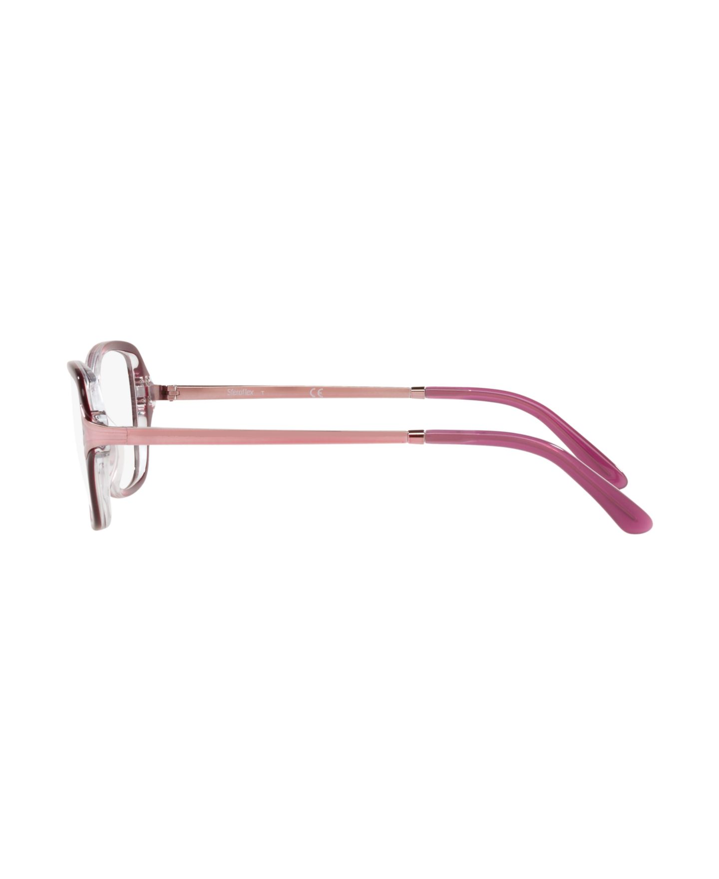 Женские очки Sferoflex Woman Cat Eye Plastic SF1576 Eyeglasses, цвет: Розовый градиентный — фото 2