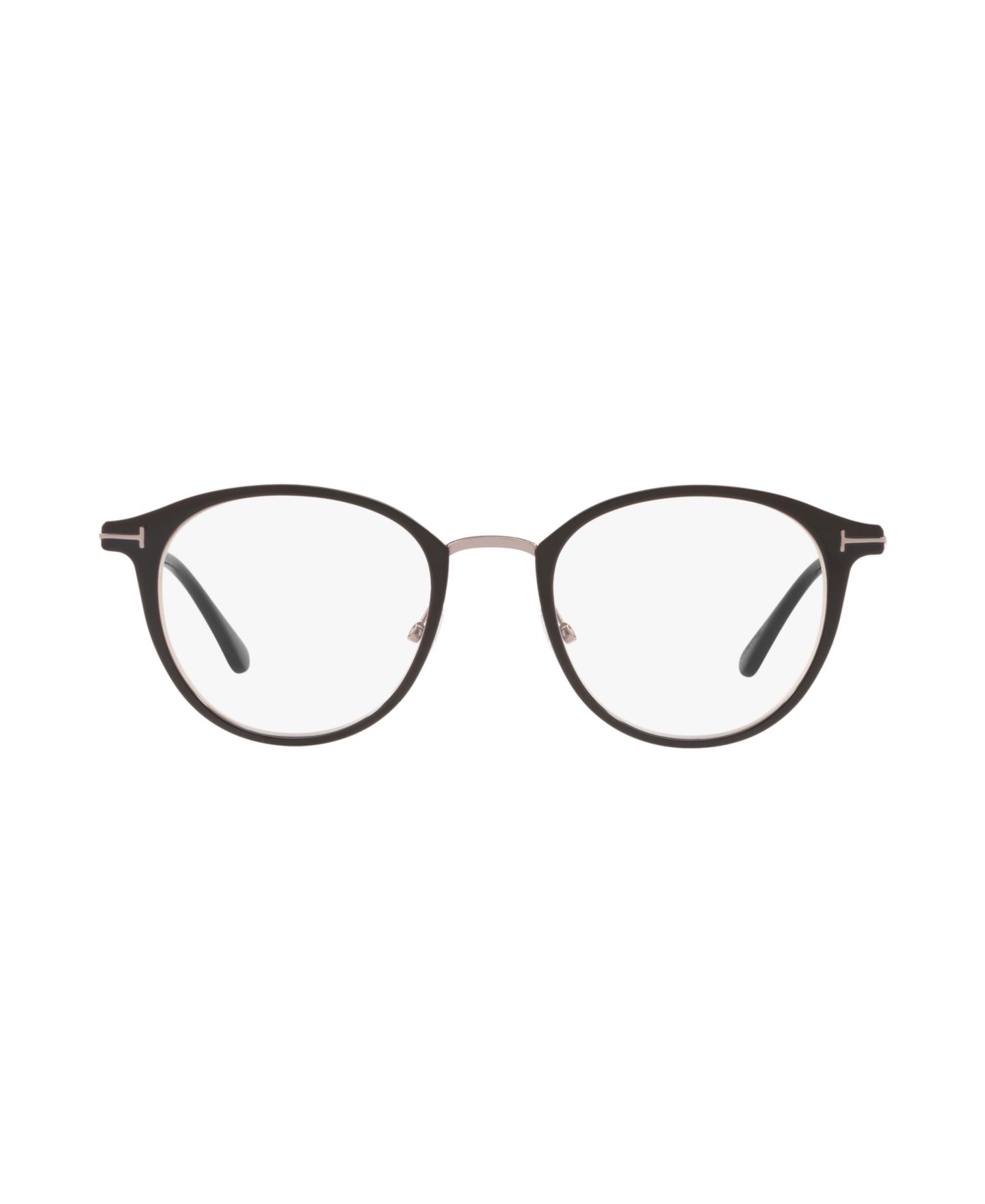 Очки Tom Ford Unisex Oval Metal FT5528-B Eyeglasses, цвет: Чёрный — фото 2