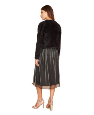 Women's Eyelash Knit Bolero