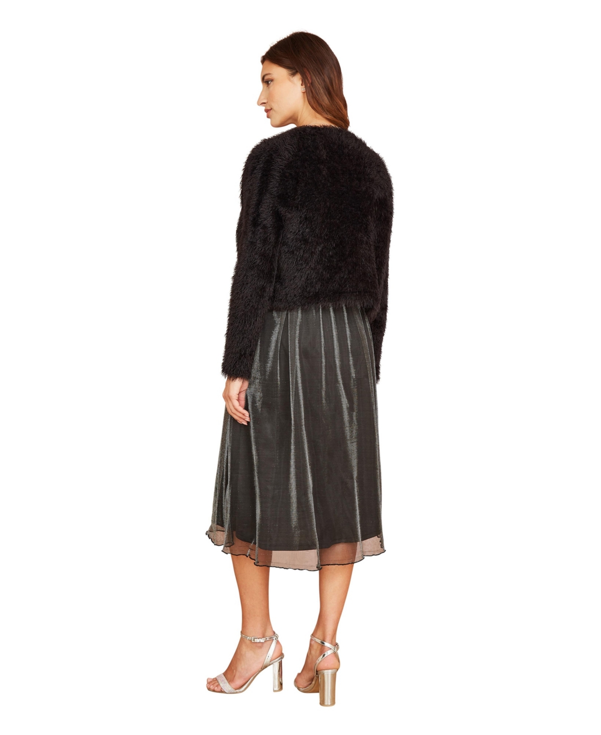 Yumi Women's Soft Eyelash Knit Bolero