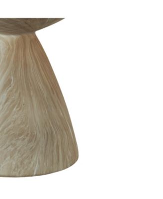 Streamdale Cement Outdoor Accent Table - Terrazzo Style