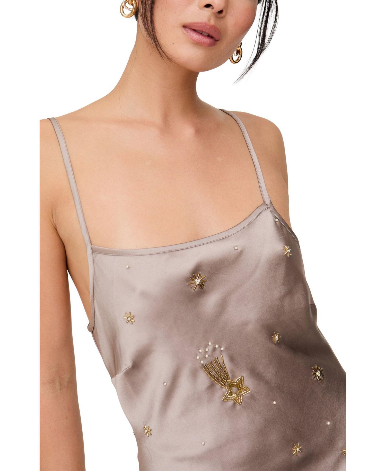 Women's Starburst All Over Embellished Ball Gown