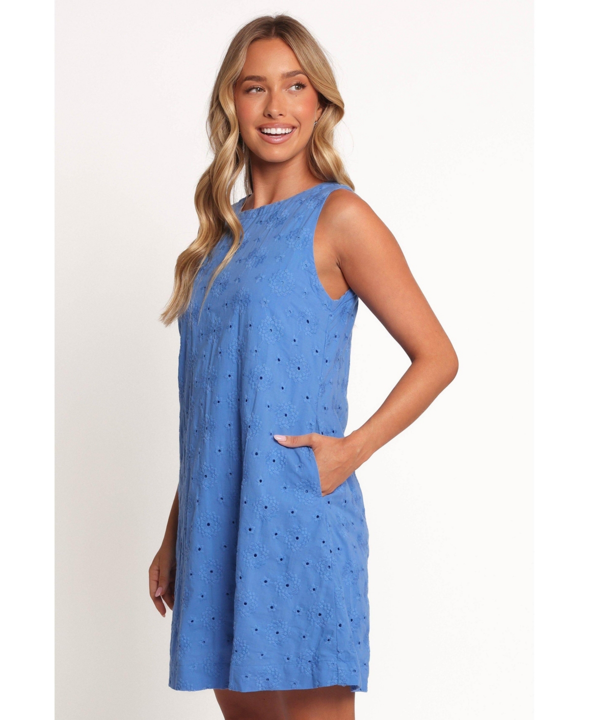 Petal and Pup Women's Zita Embroidered A-Line Mini Dress