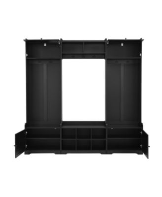 Modern Hall Tree with Shoe Storage & Bench