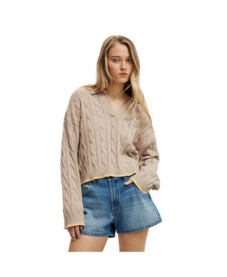 Women's Luxe Collar Sweater