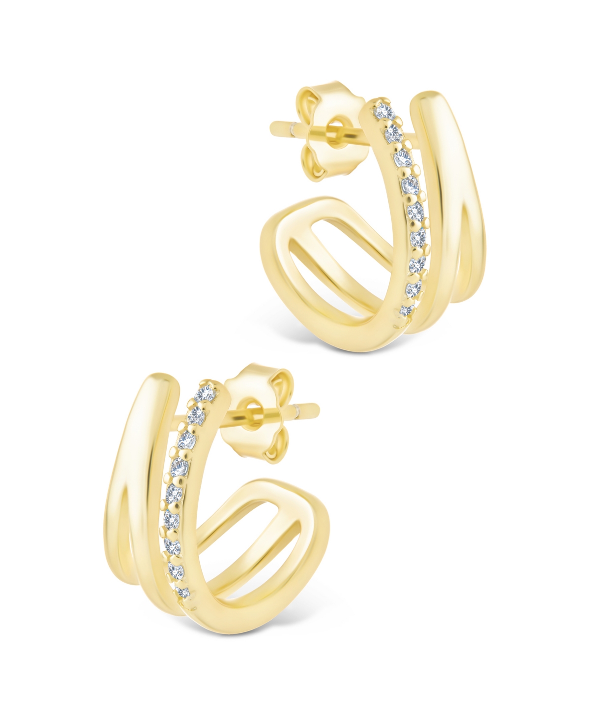 Sterling Forever Silver Harlowe Claw Studs