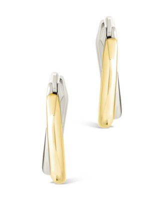 Sterling Silver Janice Twisted Hoop Earrings