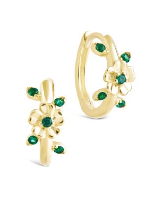 Sterling Forever - Sterling Silver Cambrie Micro Hoops