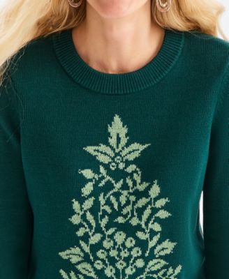 Petite Whimsy Long Sleeve Sweater, Macy's Exclusive