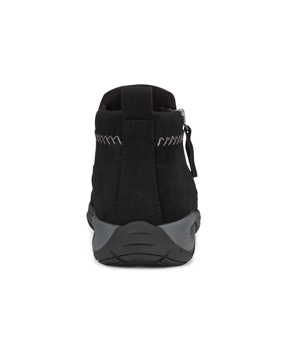 Easy Spirit Seepic Womens Leather Side Zipper Booties In Black