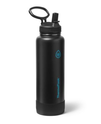 40 oz. Double Wall Vacuum Insulated Water Bottle with Straw Lid