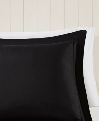 Larkspur Reversible Microfiber Down Alternative 3-Pc. Comforter Set, Full/Queen