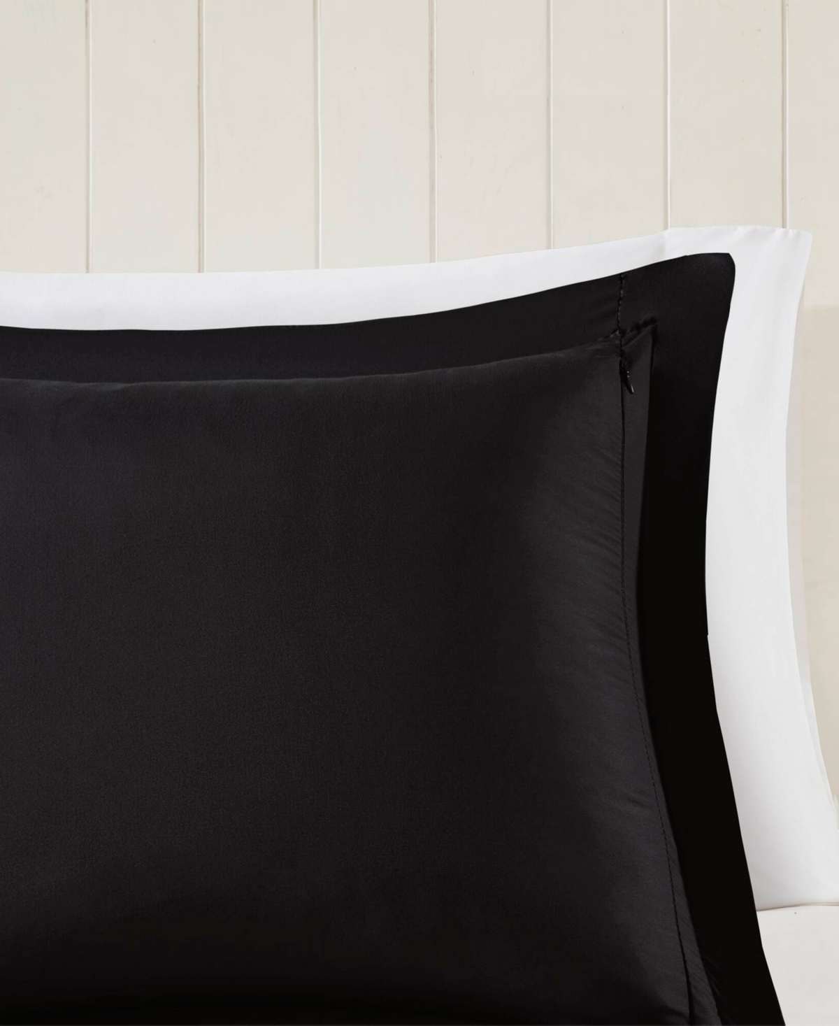 Madison Park Essentials Larkspur Reversible 3-pc. Comforter Set, Full/queen In Black