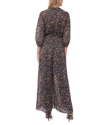 Women's Raglan 3/4-Sleeve Jumpsuit