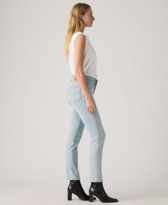 Women's 724 High Rise Rhinestone Button Fly Straight Leg Jeans