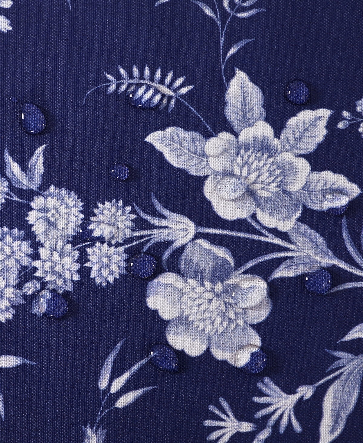Laura Ashley Easy Care Pattern Tablecloth, 60" X 84" In Blue