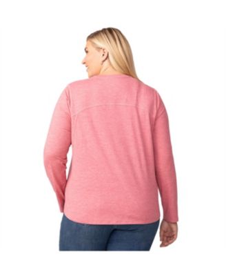 Women's Plus Size Cloud Knit All Day Crew Neck Top