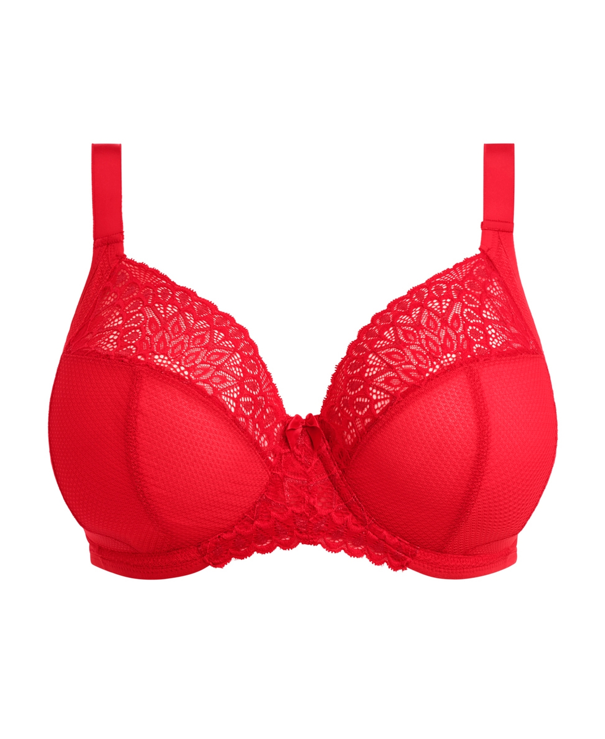 Elomi Tiernie Underwire Plunge Bra In Red