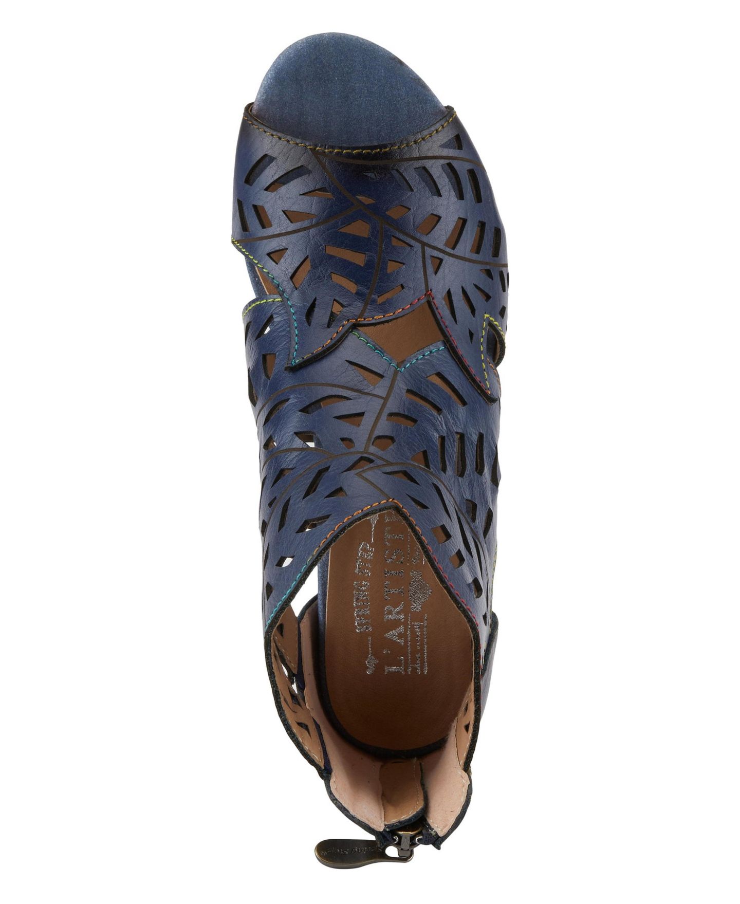 Женские сандалии L'Artiste Spring Step Icon Sandals with Cushioned Insole, цвет: Тёмно-синий — фото 2