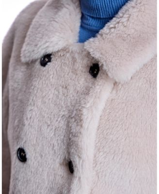 Women's Lamb's Wool Pea Coat