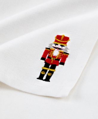 Holiday 4-Pc. Embroidered Napkin Set, 17" x 17"