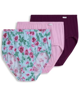 Women's Elance Brief 3 Pack Underwear 1484, 1486 Extended Sizes