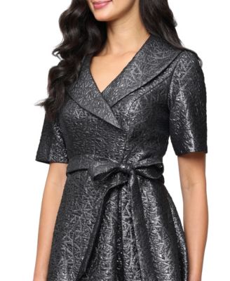 Petite Textured A-Line Dress