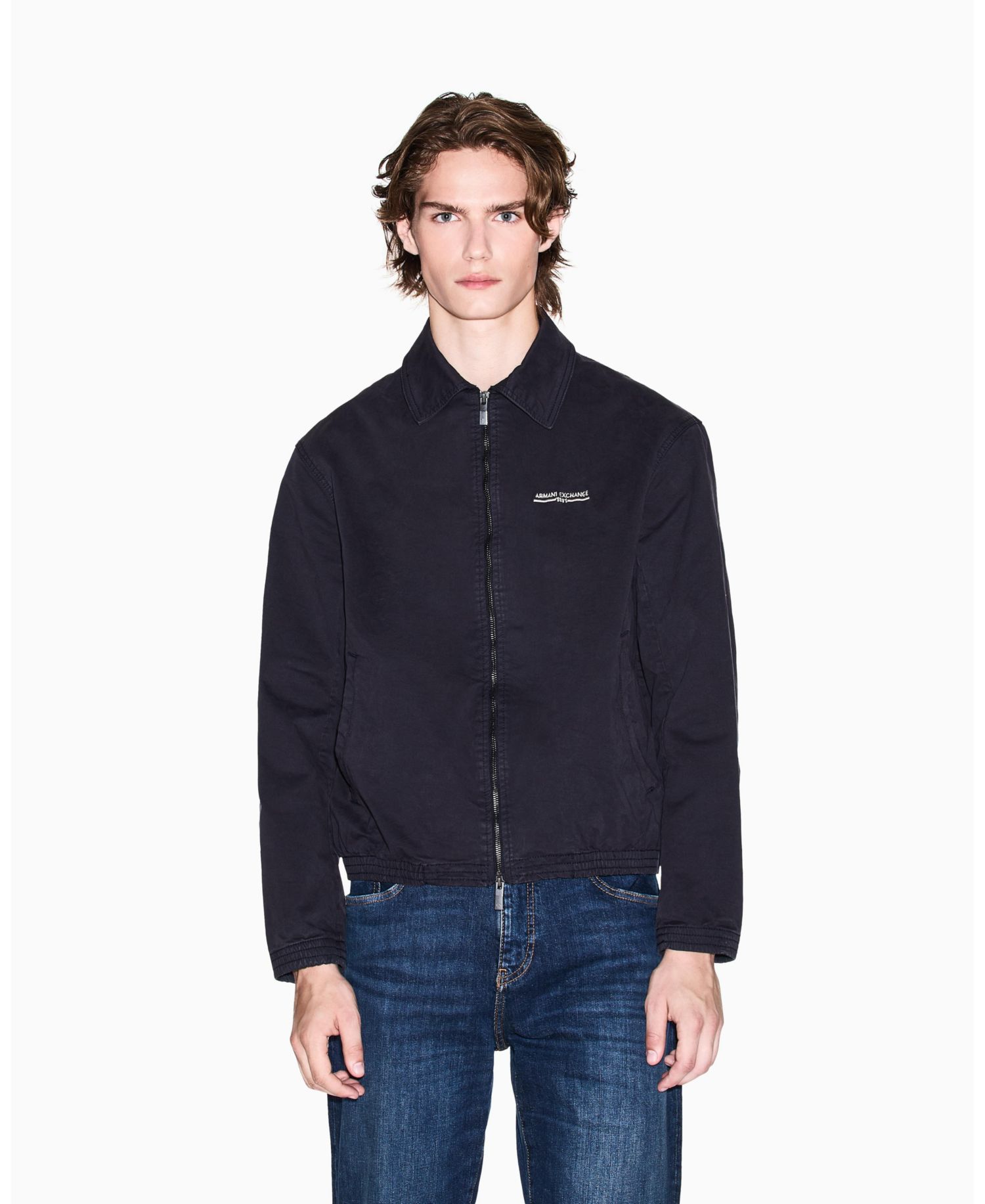 Men's Washed Graphic Coat