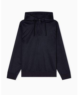 Men's Jacquard Allover Logo Hoodie