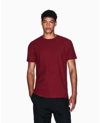 A|X Armani Exchange - Men's Mercerized Jacquard llover Logo T-Shirt