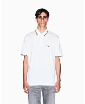 Men's Jersey Collar Tipping Polo Shirt