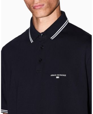 Men's Jersey Collar Tipping Polo Shirt