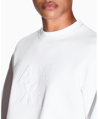 Men's Tonal Grid Box Crewneck Sweatshirt