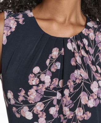 Petite Printed Sleeveless Top