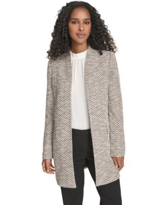 Calvin Klein - Women's Novelty Topper Open Front Blazer