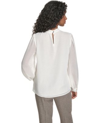 Women's Textured Long Sleeve Top