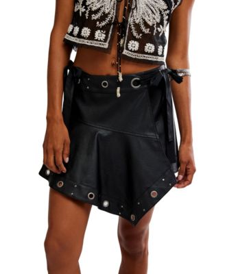 Free People - Women's Cassis Wrap Self-Tie Skirt