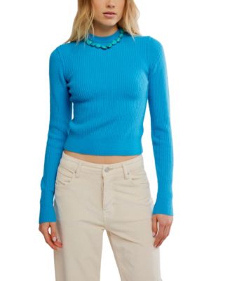 Free People - Women's Even After Mock Neck Pull-On Sweater