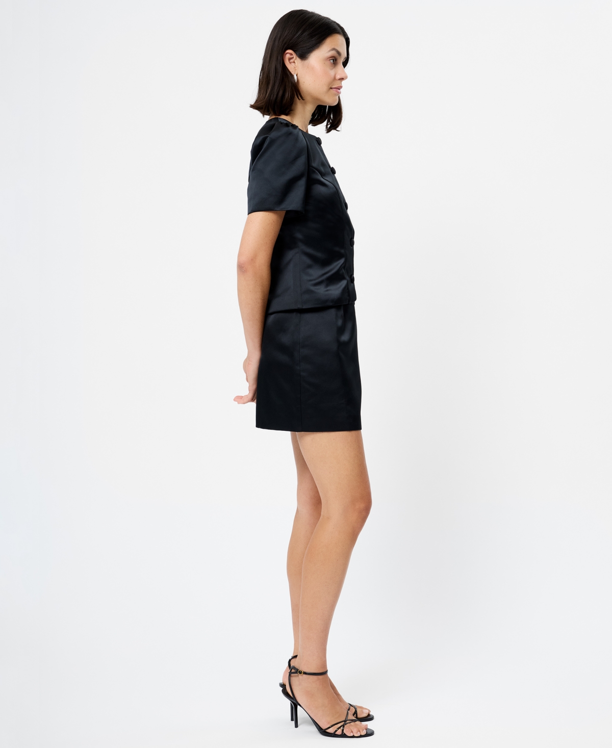 French Connection Women's Jaxon Satin Mini Skirt