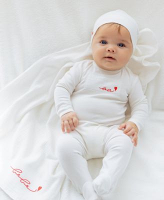 Baby Muslin Patch Cotton Layette Footie