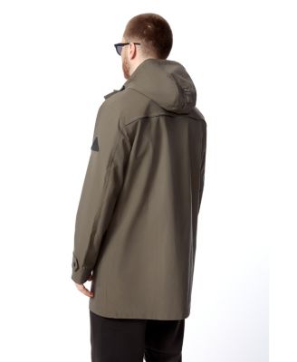 Men's Banks | Hooded Drawstring Raincoat