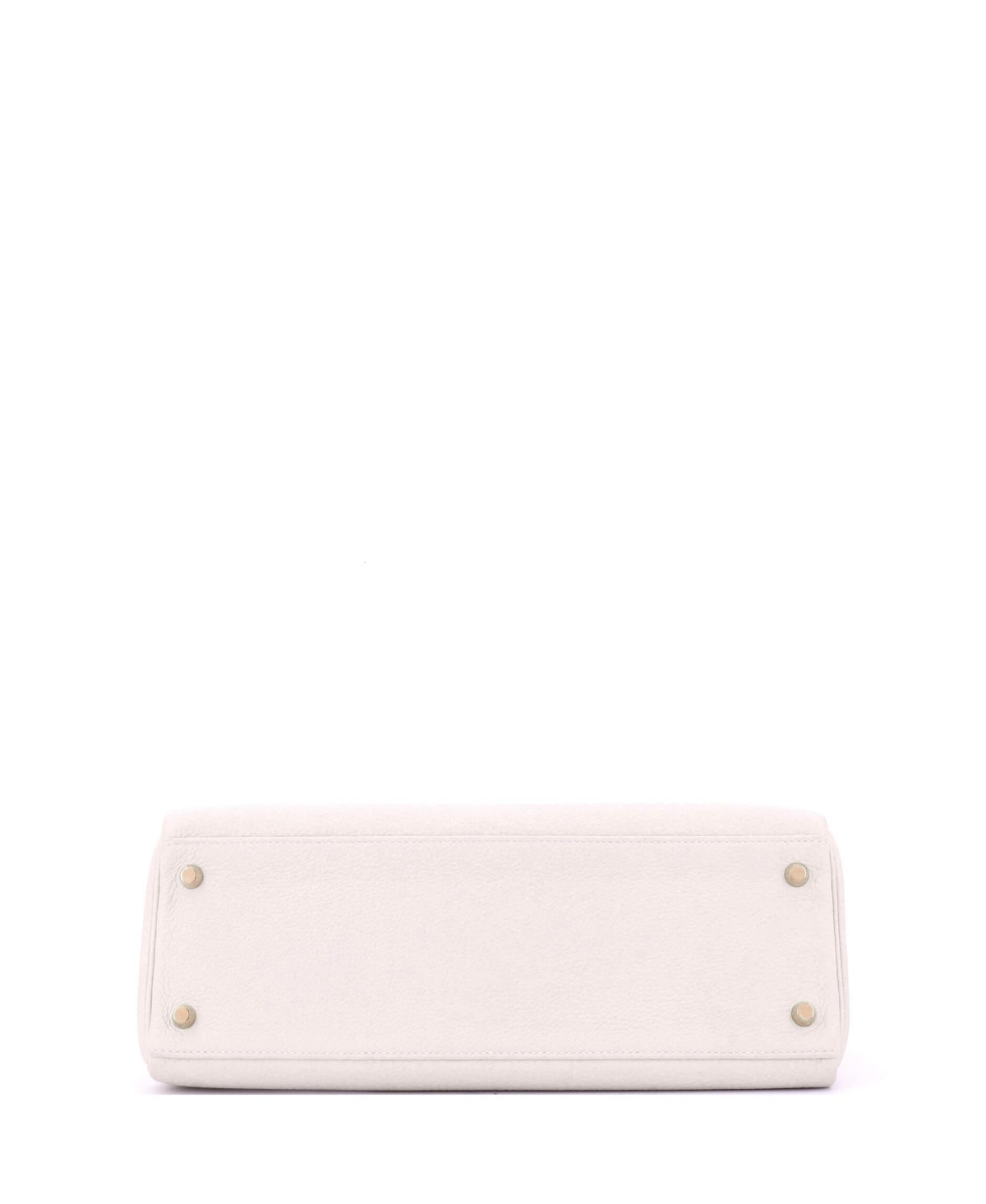 Pre-Owned Hermes Kelly 32 Handbag Light Togo with Gold Hardware